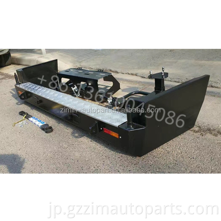 Modified Black Stainless Rear Bumper Used For Patrol Y61